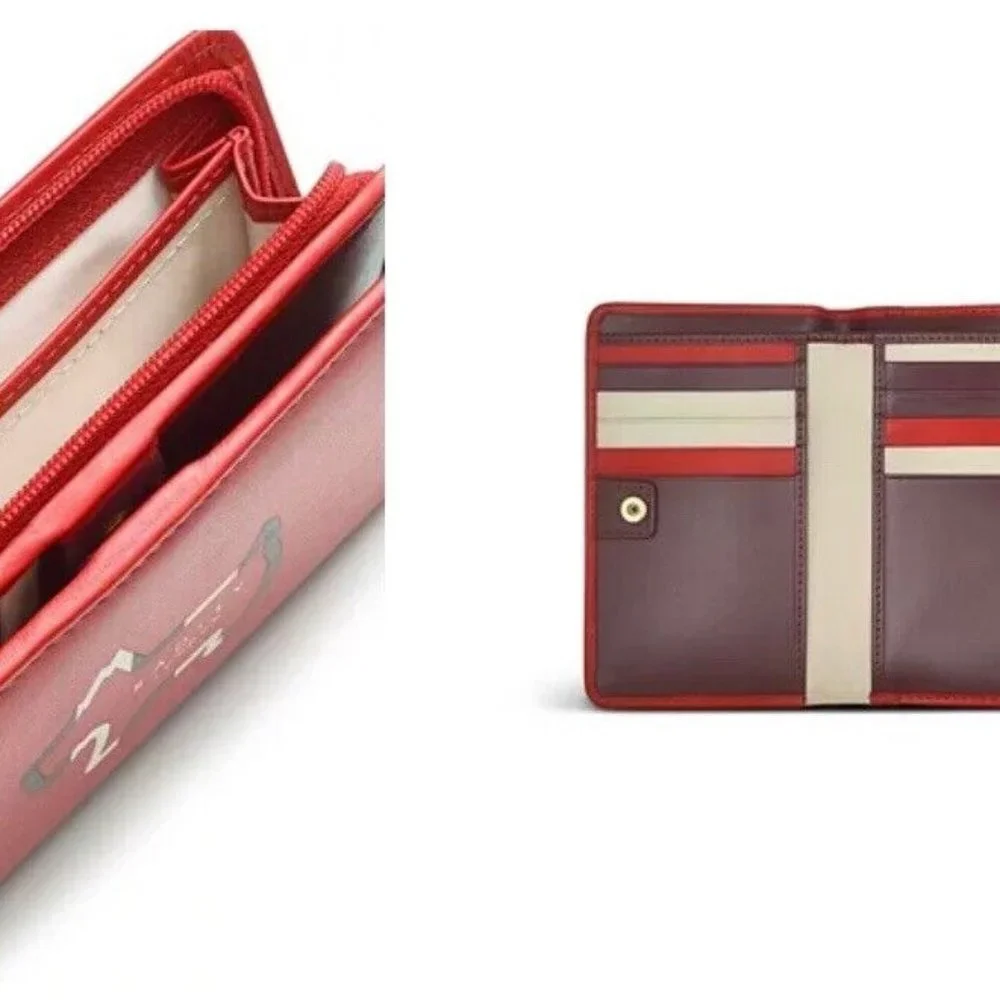 Radley London Shadow Medium Bi-Fold Wallet Red with matching Socks